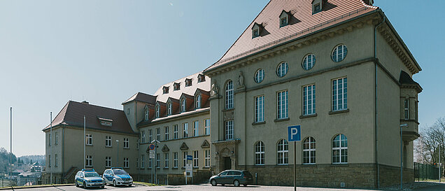Umbau Gebäudekomplex Polizeirevier Sebnitz für den Denkmalschutz durch das Architekturbüro AIP Görlitz aus der Region Oberlausitz