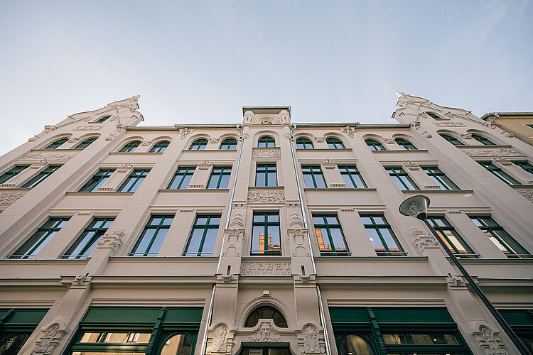 Außenansicht Erweiterungsbau des Görlitzer Landratsamtes in der Salomonstraße 10-14 durch das Architekturbüros AIP Görlitz