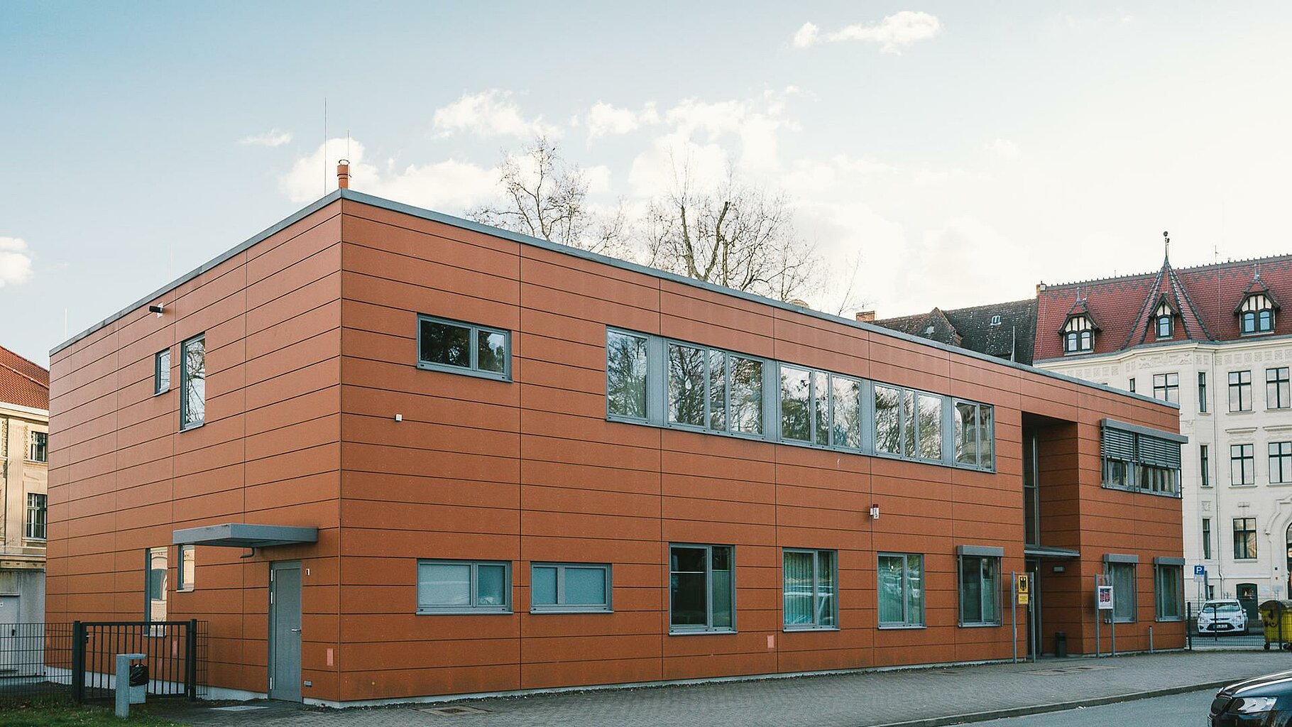 Vom Lausitzer Architekturbüro AIP Görlitz fertiggestellter Neubau der Grenzübergangsstelle Görlitz-Zgorzelec 
