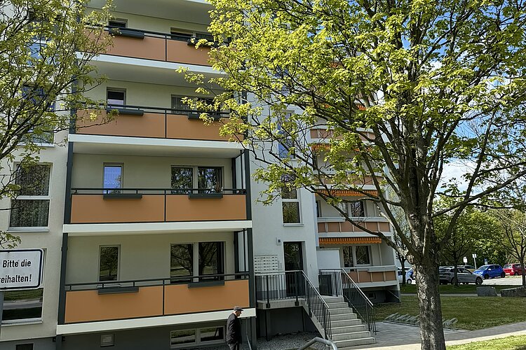 Erneuerung Balkonanlage bei WohngebäudeAm Feierabendheim 20-26, 28-34 in Görlitz als Projekt des Architekturbüros AIP aus der Lausitz